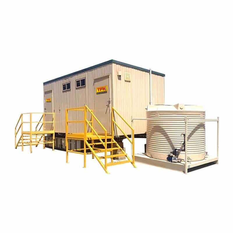 Ablution Block 4 Pan + 1 Shower