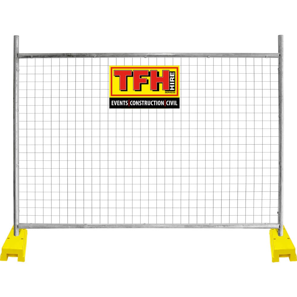 Temporary Mesh Fence Panels - 40mm High Density Infill (2.5m)