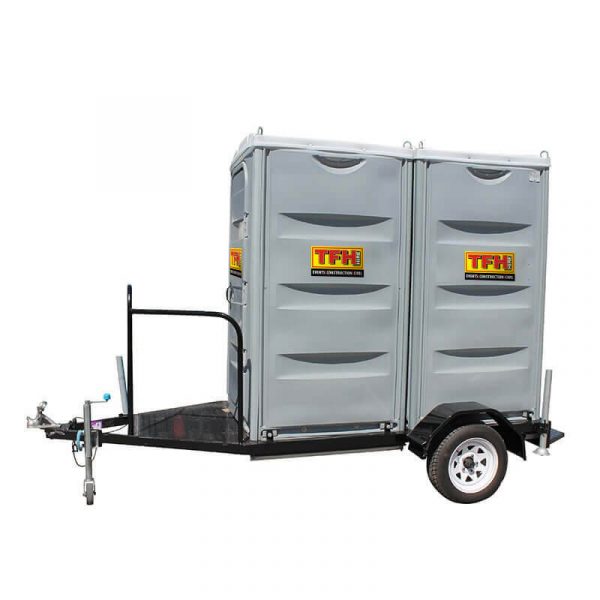 hire portable toilet trailers