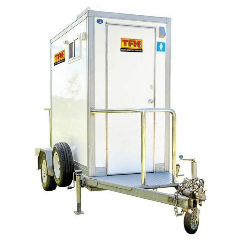 Premium Portable Toilet Trailers Tfh Fence Hire