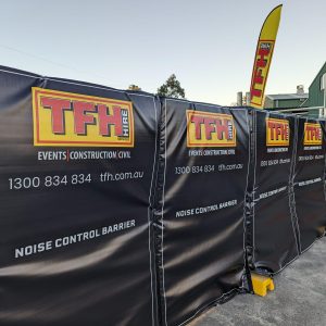 Noise Suppression with Temporary Fencing